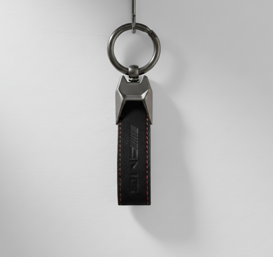 Alcantara Leather AMG Mercedes Keychain
