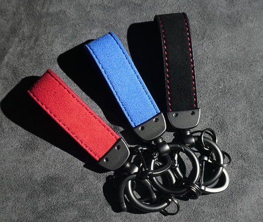 Alcantara Leather BMW M Keychain